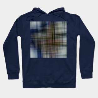 Deconstructed Abstract Scottish Plaid Motif Hoodie